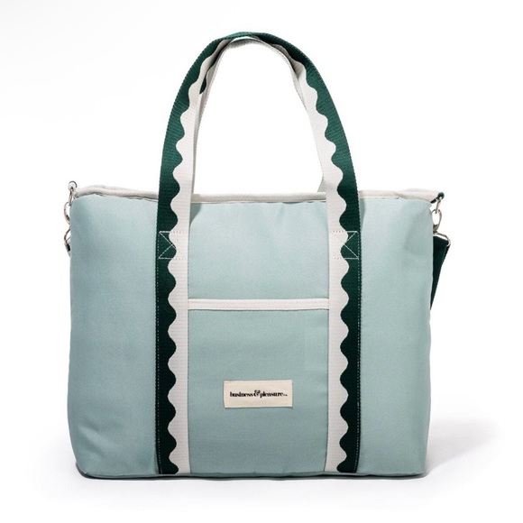 Business & Pleasure Co. Handbags - business & pleasure Holiday Cooler Tote, rivie green